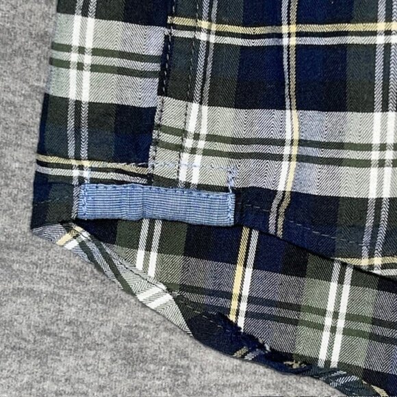 Izod Heritage Tartan Shirt Men's XXL 2XL Cotton Button Preppy Plaid Long Sleeve - Picture 5 of 10